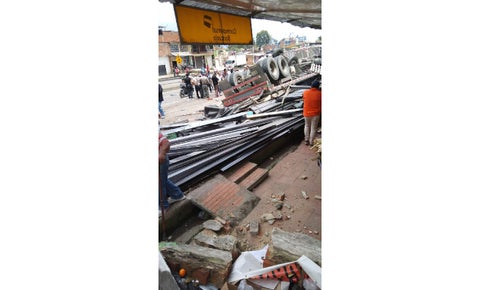 Accidente en la vía Bogotá-Silvania