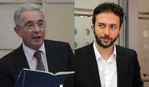 Álvaro Uribe y Daniel Quintero