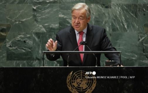 Asamblea general de la ONU, Antonio Guterres