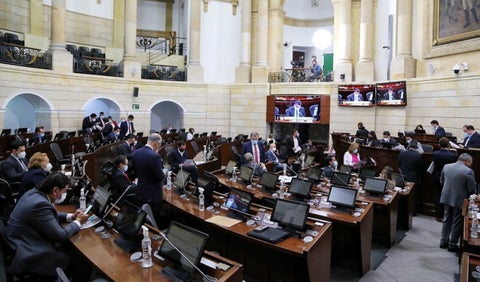 Discusión en el Senado de la reforma tributaria 2021.