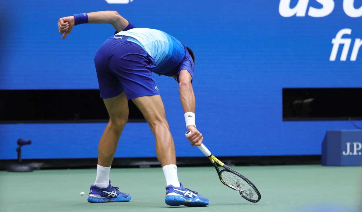 Djokovic rompió la raqueta en final de US Open