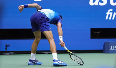 Djokovic rompió la raqueta en final de US Open