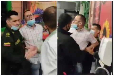 [Video] Furia de padre de familia que no habría pagado pasaje de su hijo en el Metro de Medellín