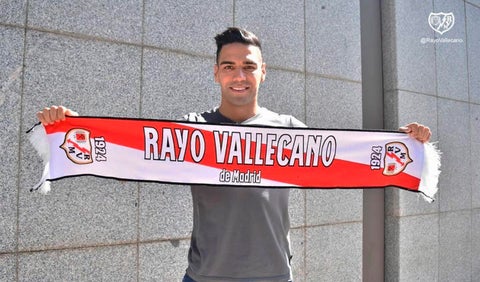 Radamel Falcao en el Rayo Vallecano