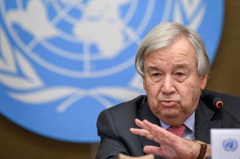 Antonio Guterres, secretario general de la ONU