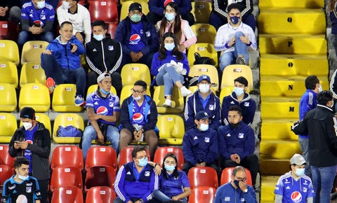 Regreso de hinchas de Millonarios a El Campín.
