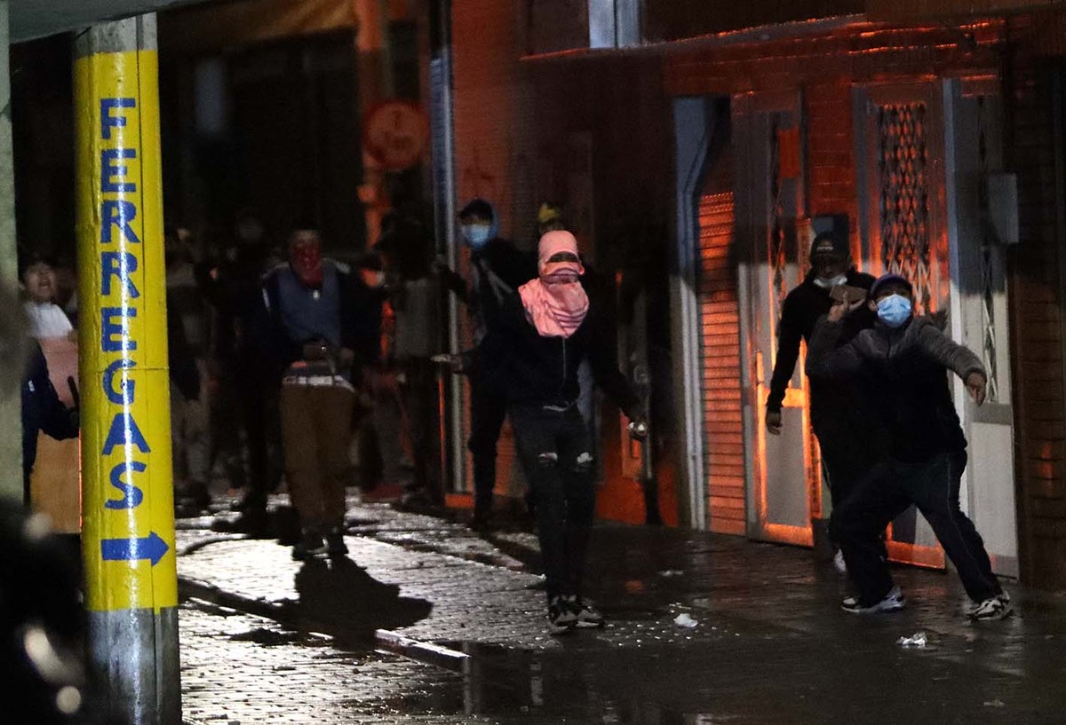 Desmanes en Bosa ocurridos el 8 de septiembre 2021