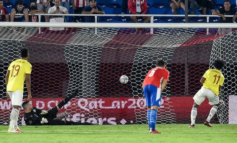 Juan Guillermo Cuadrado en Colombia vs Paraguay