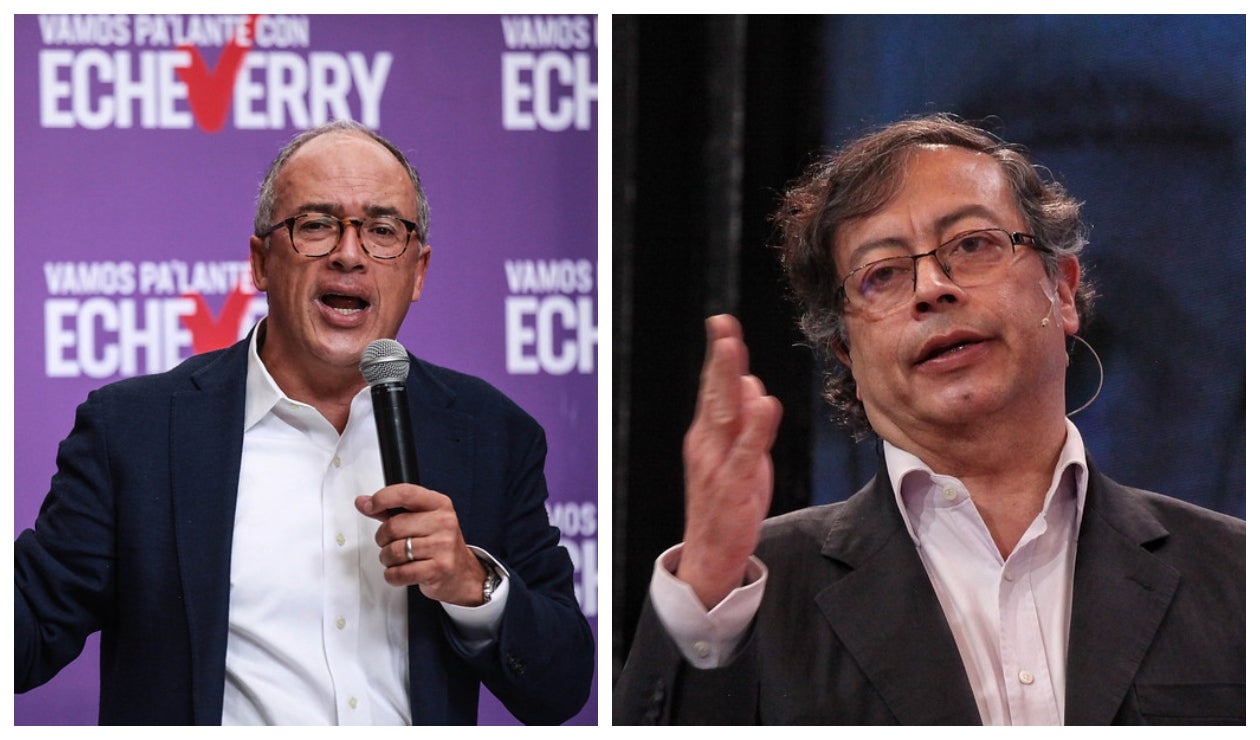 Juan Carlos Echeverry y Gustavo Petro