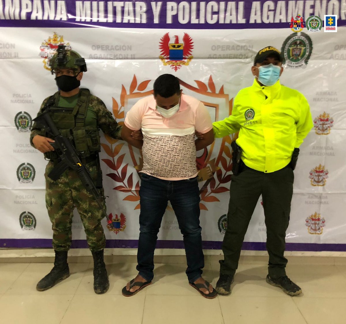 La captura se llevó a cabo en el municipio de San Bernardo del Viento