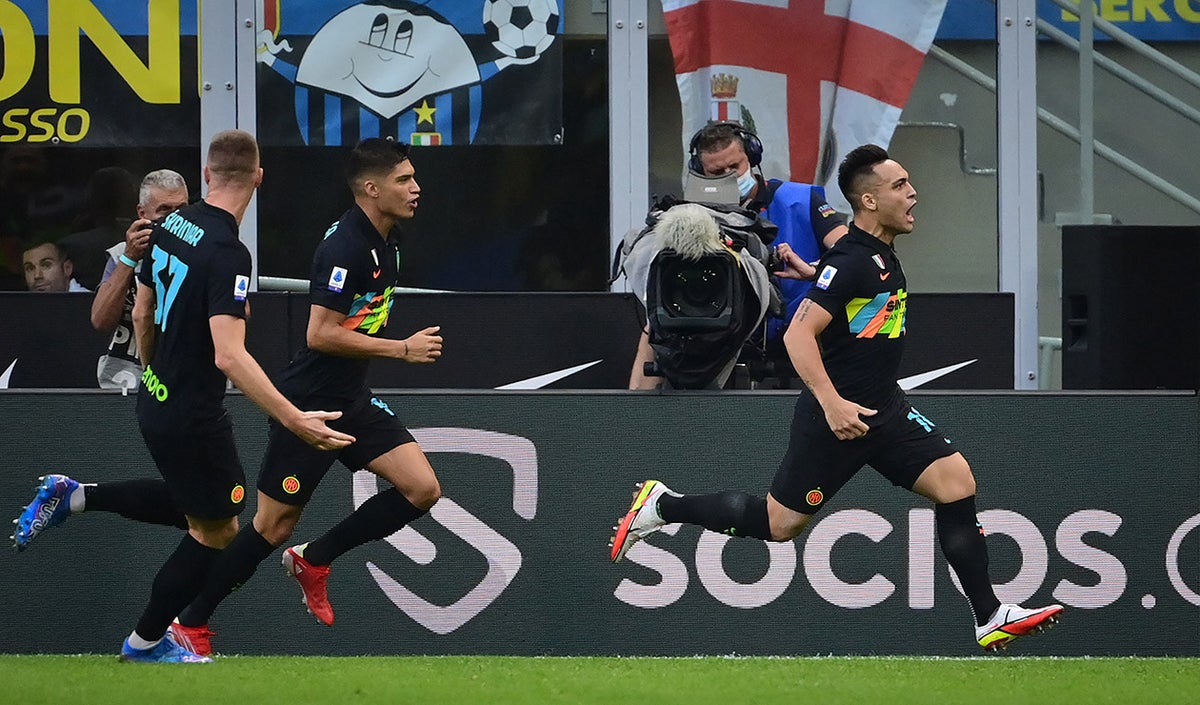 Lautaro Martínez en el Inter de Milán
