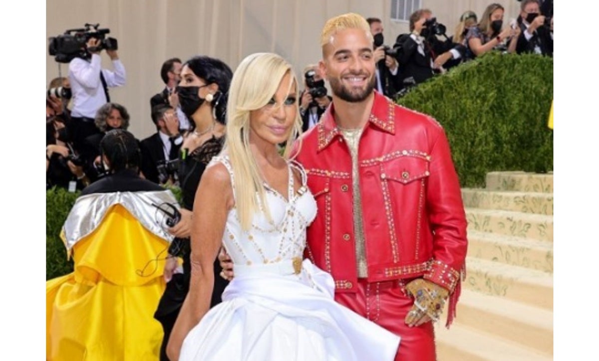 Maluma y Donatella Versace