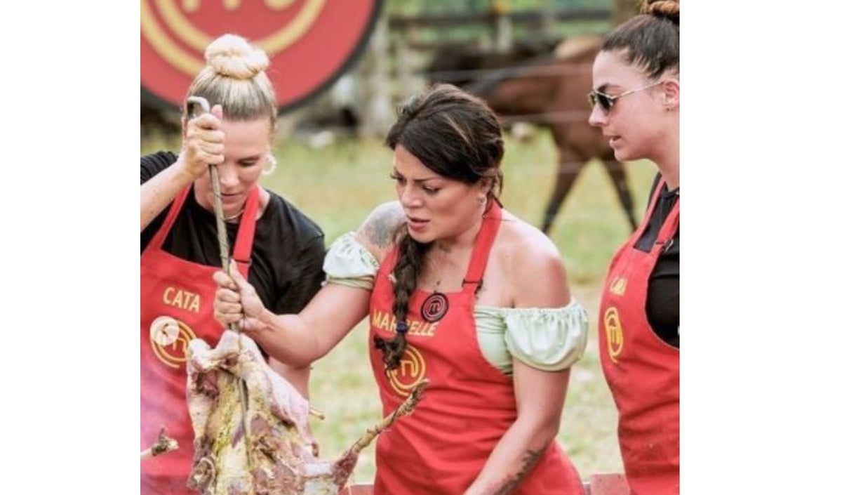 Catalina Amaya, Marbelle y Carla Giraldo en MasterChef Celebrity 2021