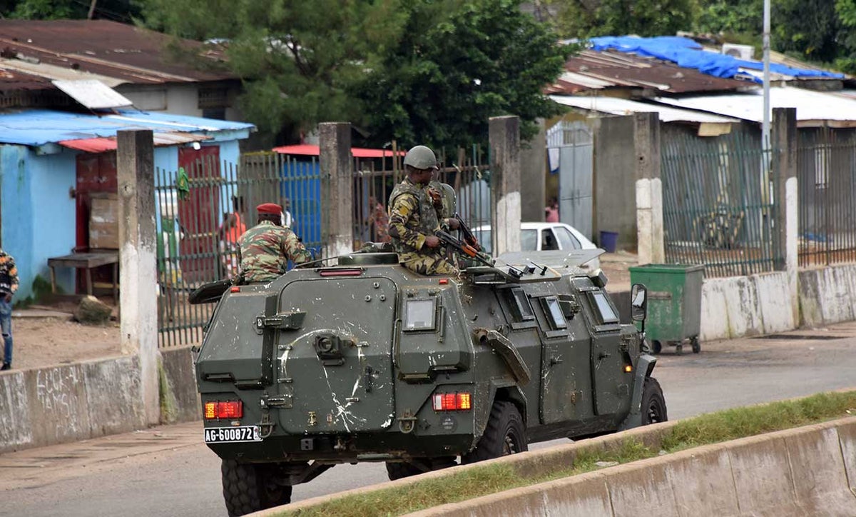 Militares en Guinea