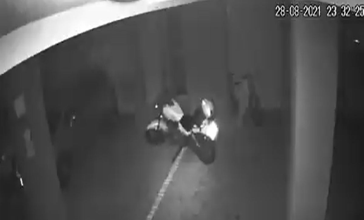 Moto se prende sola