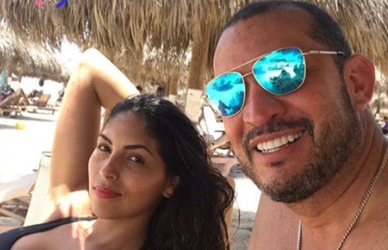 Flaco Solorzano y su novia