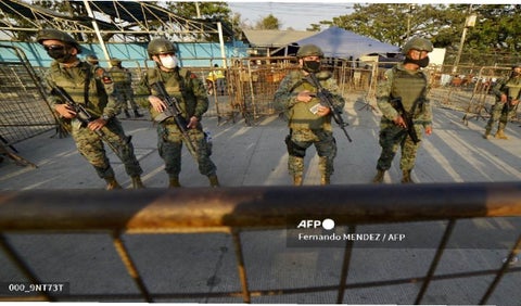 Motín en Ecuador