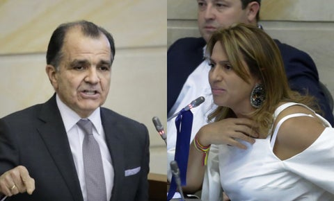 Óscar Iván Zuluaga y Paola Holguín