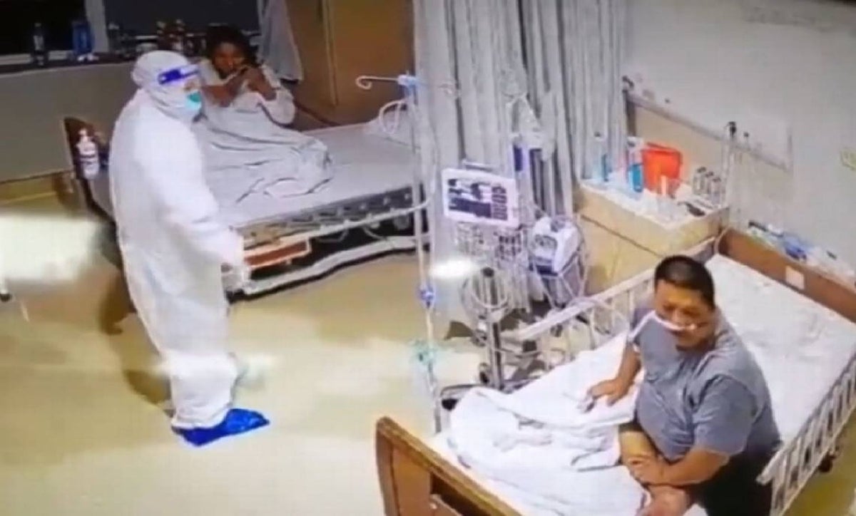 Paciente confundió a enfermero con fantasma
