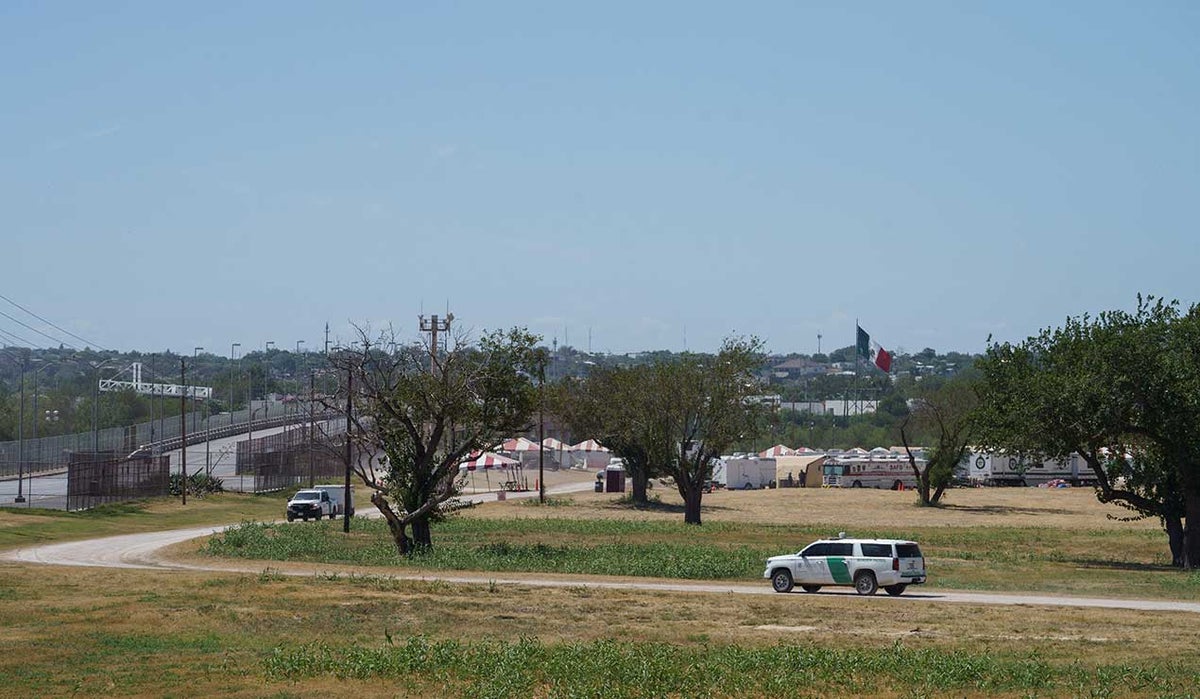 Migrantes haitianos en Texas, EE.UU.