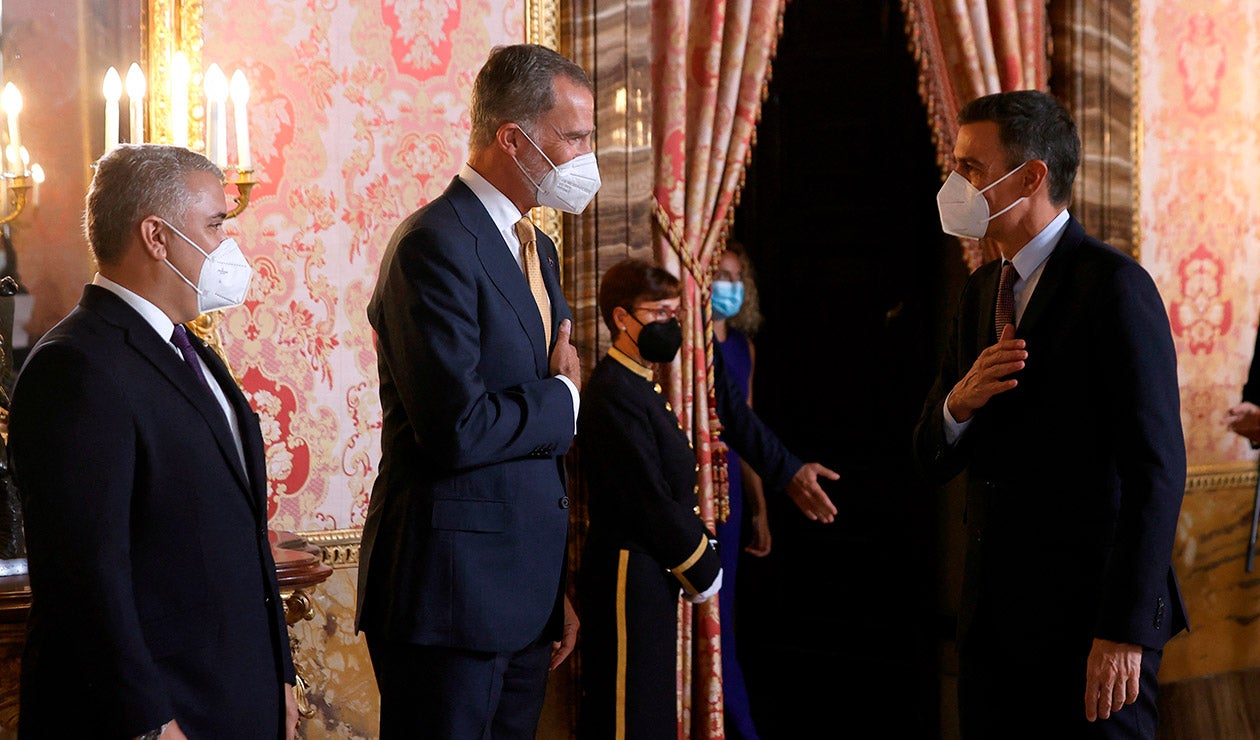 Presidente Iván Duque ante Rey Felipe VI de España