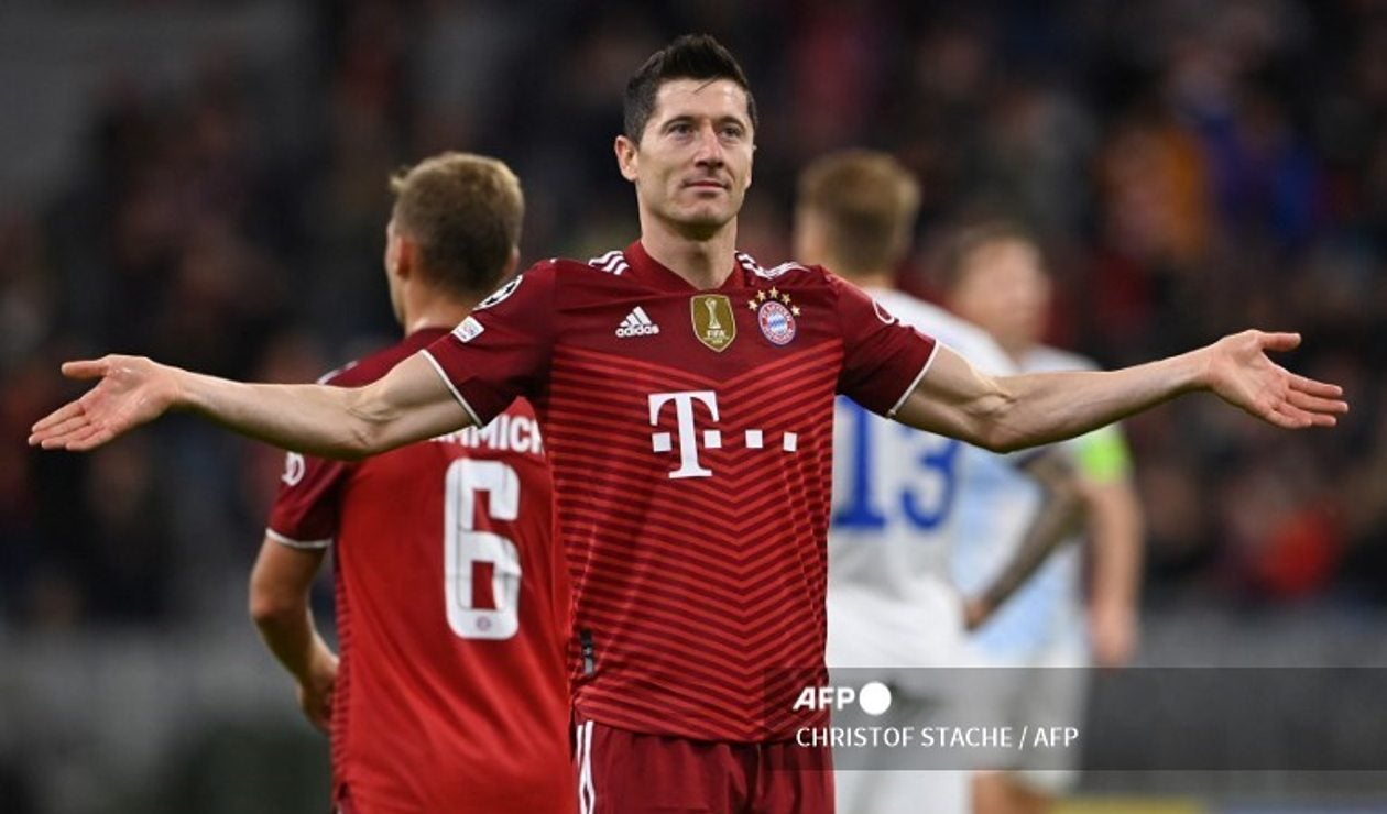 Robert Lewandowski, delantero del Bayern Múnich