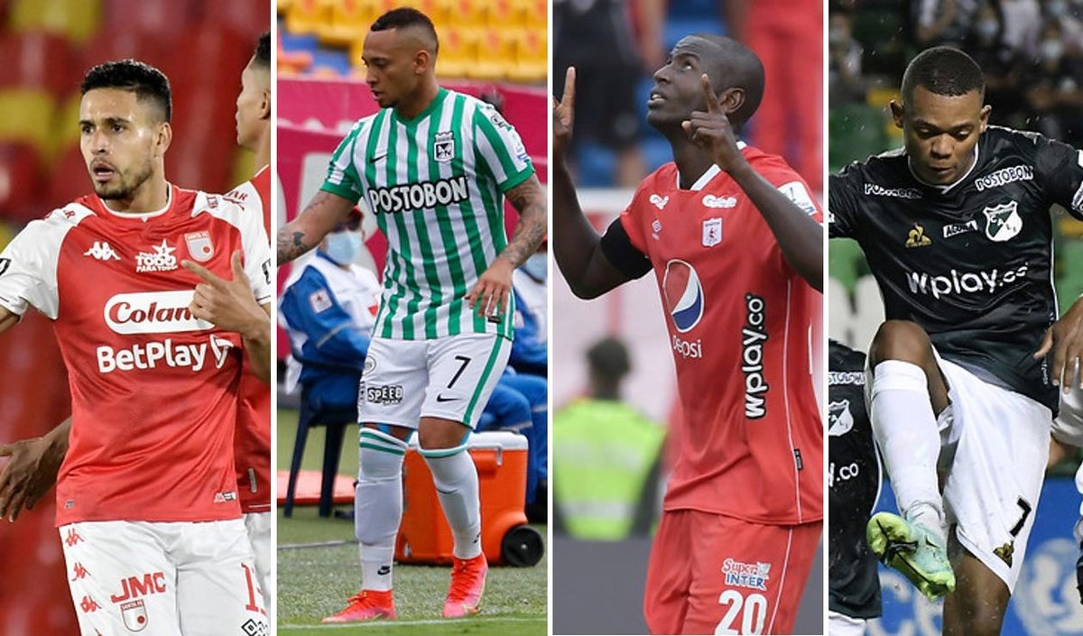Santa Fe, Nacional, América y Cali