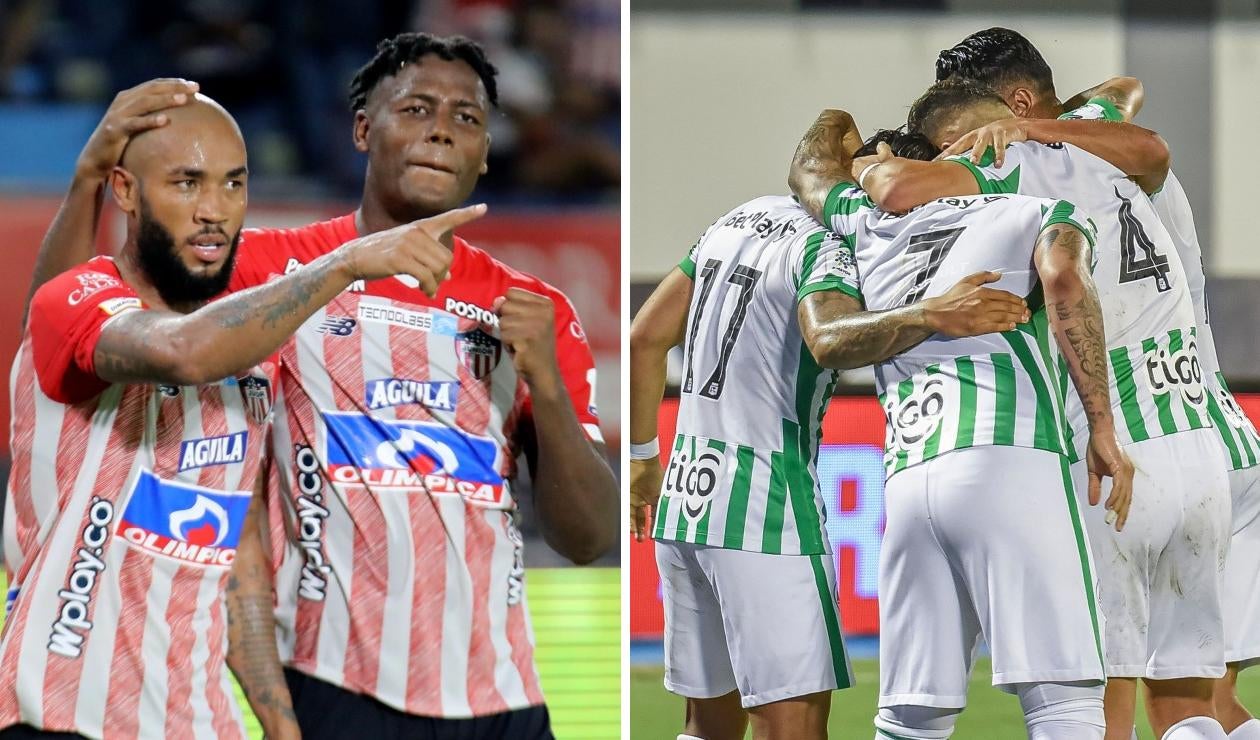 Junior y Atlético Nacional, Liga BetPlay