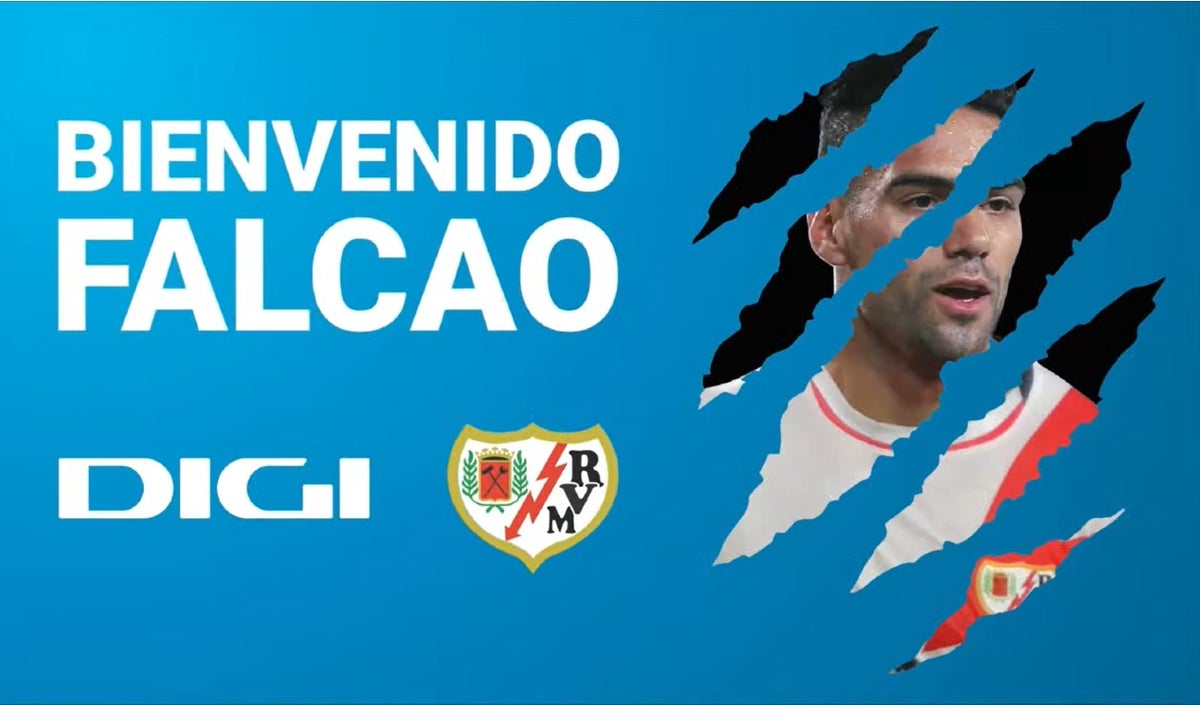 Falcao, presentación Rayo Vallecano