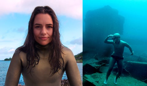 Sofía Gómez, apneista colombiana