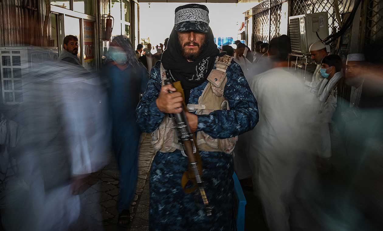 Talibanes en Kabul, Afganistán