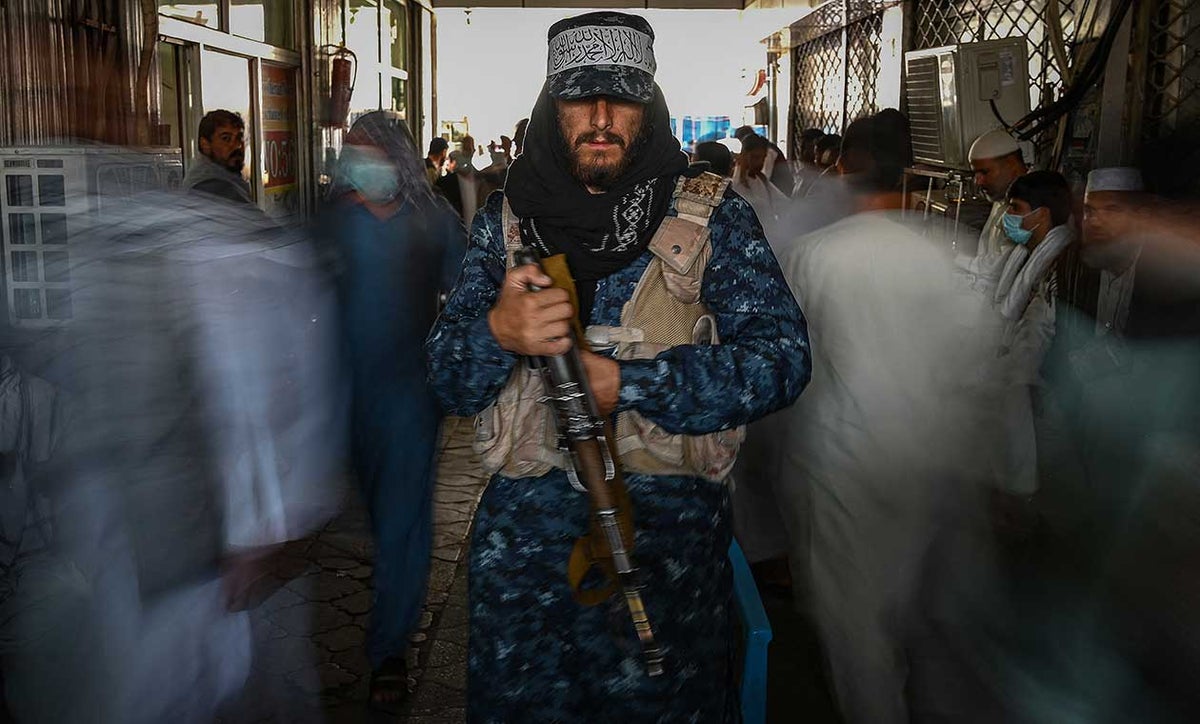 Talibanes en Kabul, Afganistán