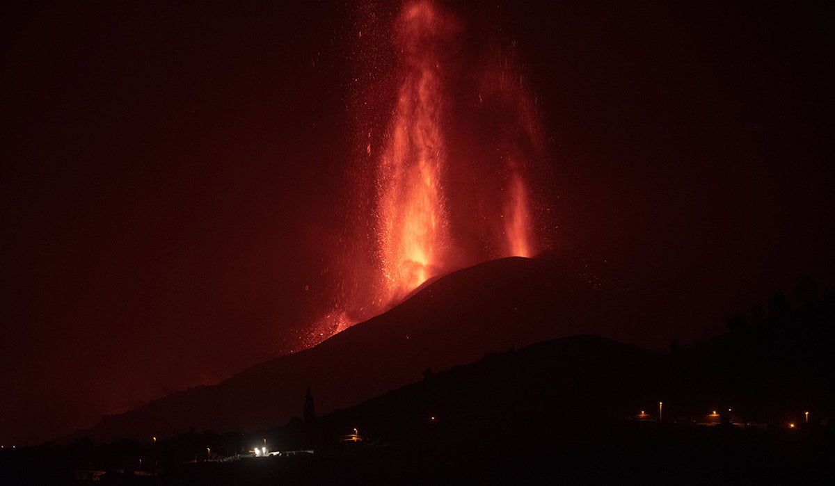 Volcán de la isla de La Palma