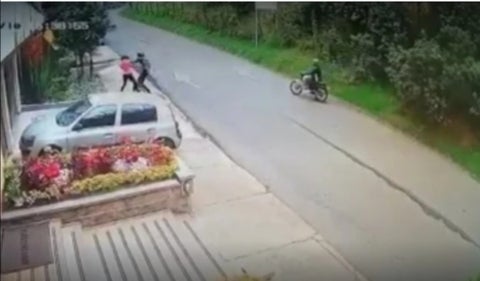 Robo a un mujer en Bogotá