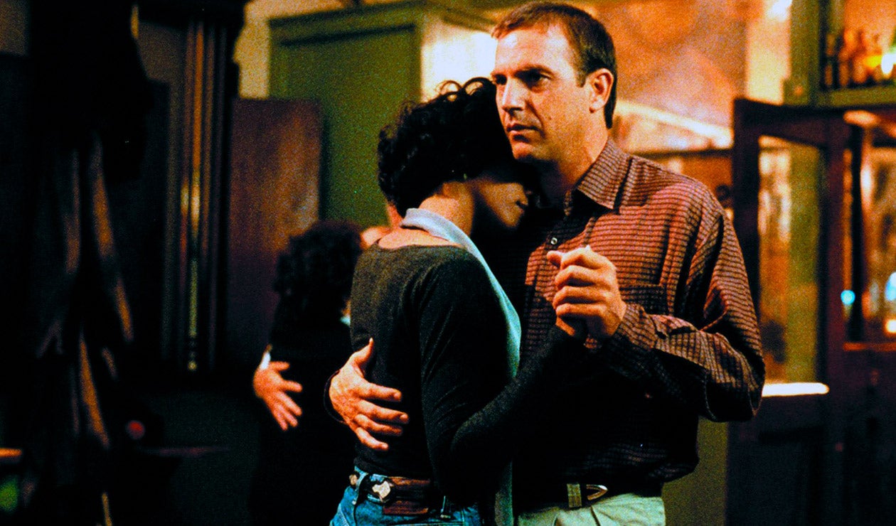 Whitney Houston y Kevin Costner en 'El Guardaespaldas'