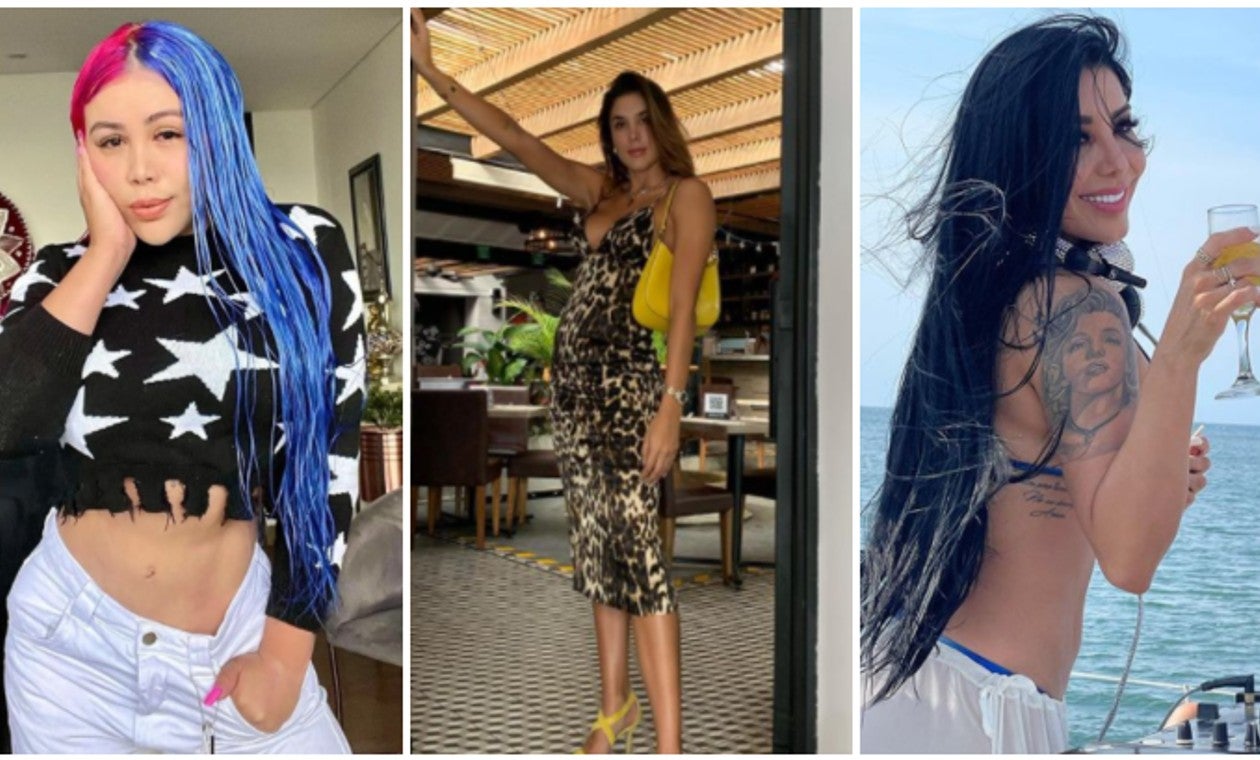 Yina Calderón, Daniela Ospina y Marcela Reyes