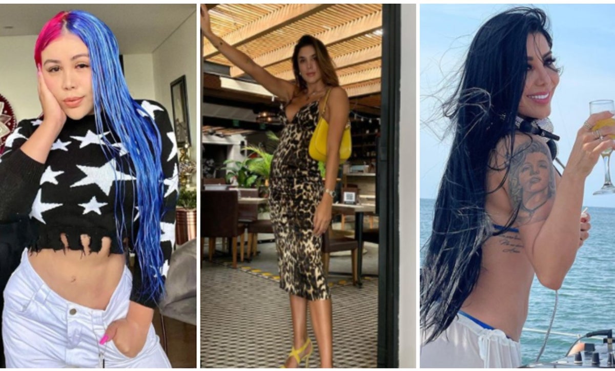 Yina Calderón, Daniela Ospina y Marcela Reyes