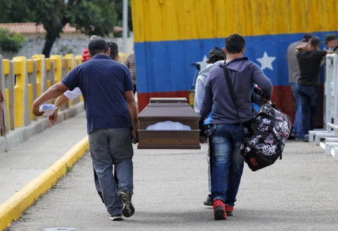 Frontera entre Colombia y Venezuela - Puente Simón Bolívar