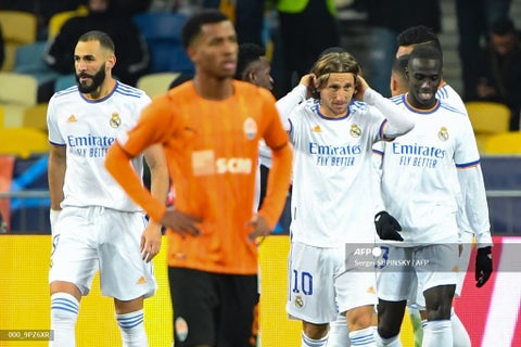 Real Madrid vs Shaktar Donetsk, Champions League