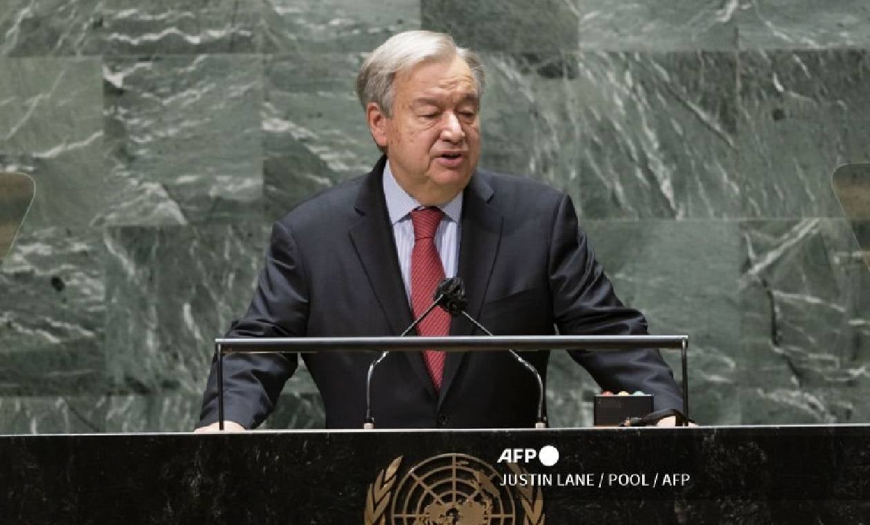 António Guterres, secretario general de la ONU