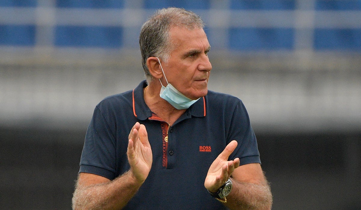 Carlos Queiroz, técnico de la selección de Egipto