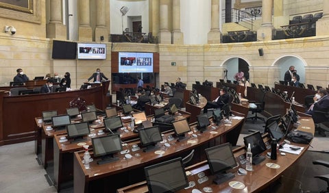 Congreso de la República sin congresistas en pandemia