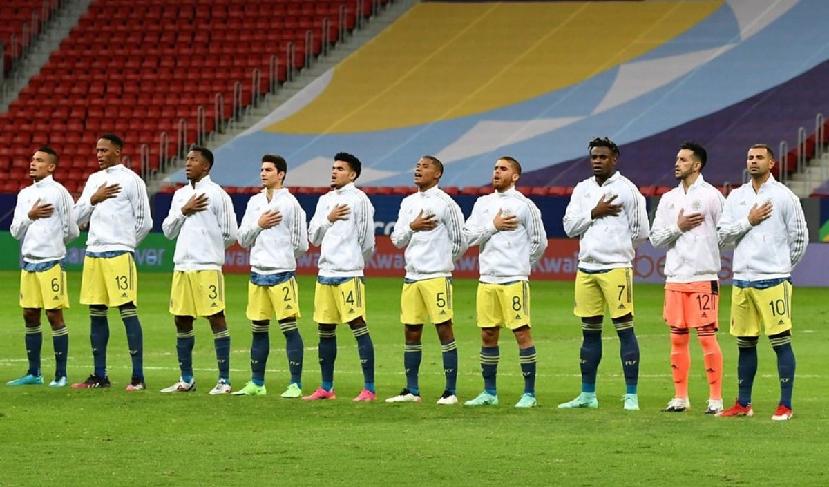 Jugadores de la Selección Colombia en la Copa América 2021