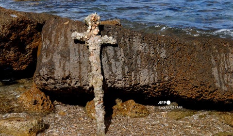 Espada de 900 años de antigüedad encontrada en Israel