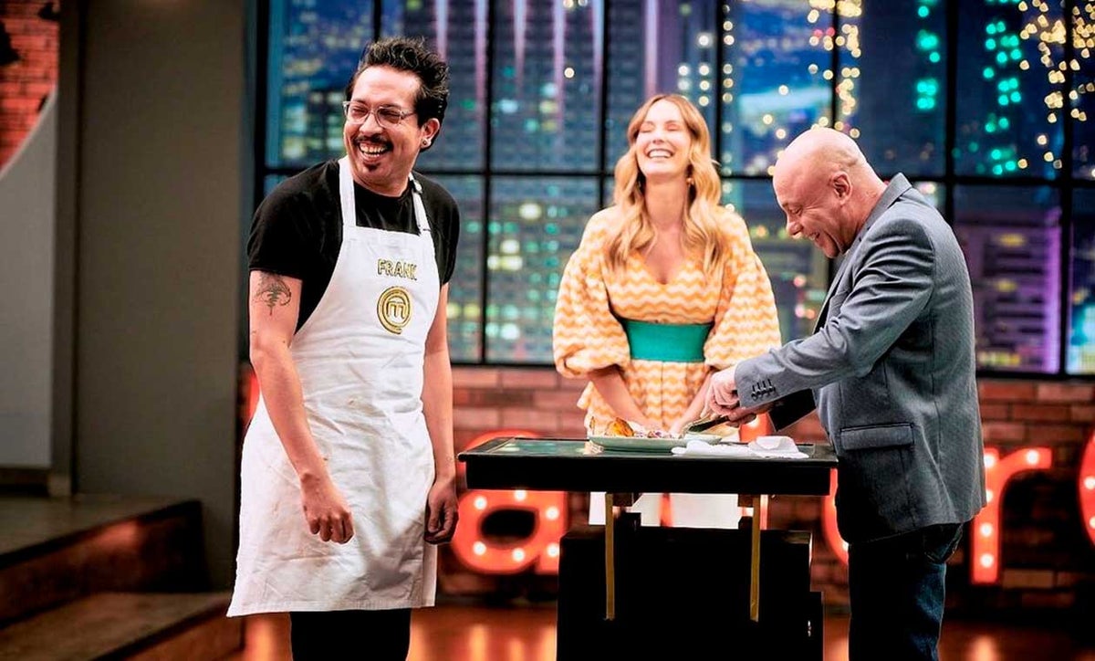 Frank Martínez ante el jurado de Master Chef Celebrity
