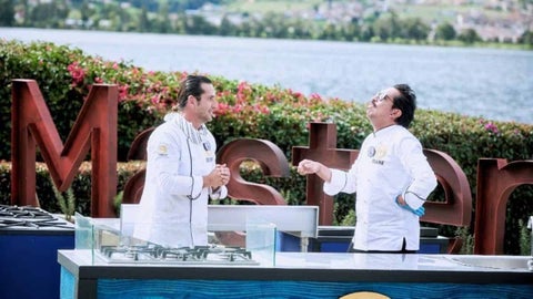 Frank Martínez y Gregorio Pernia