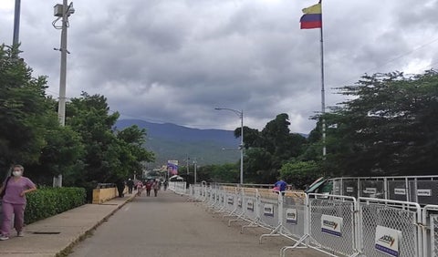 La frontera de Colombia con Venezuela