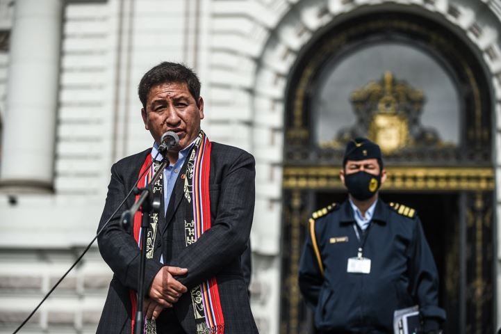 Guido Bellido, ex primer ministro de Perú