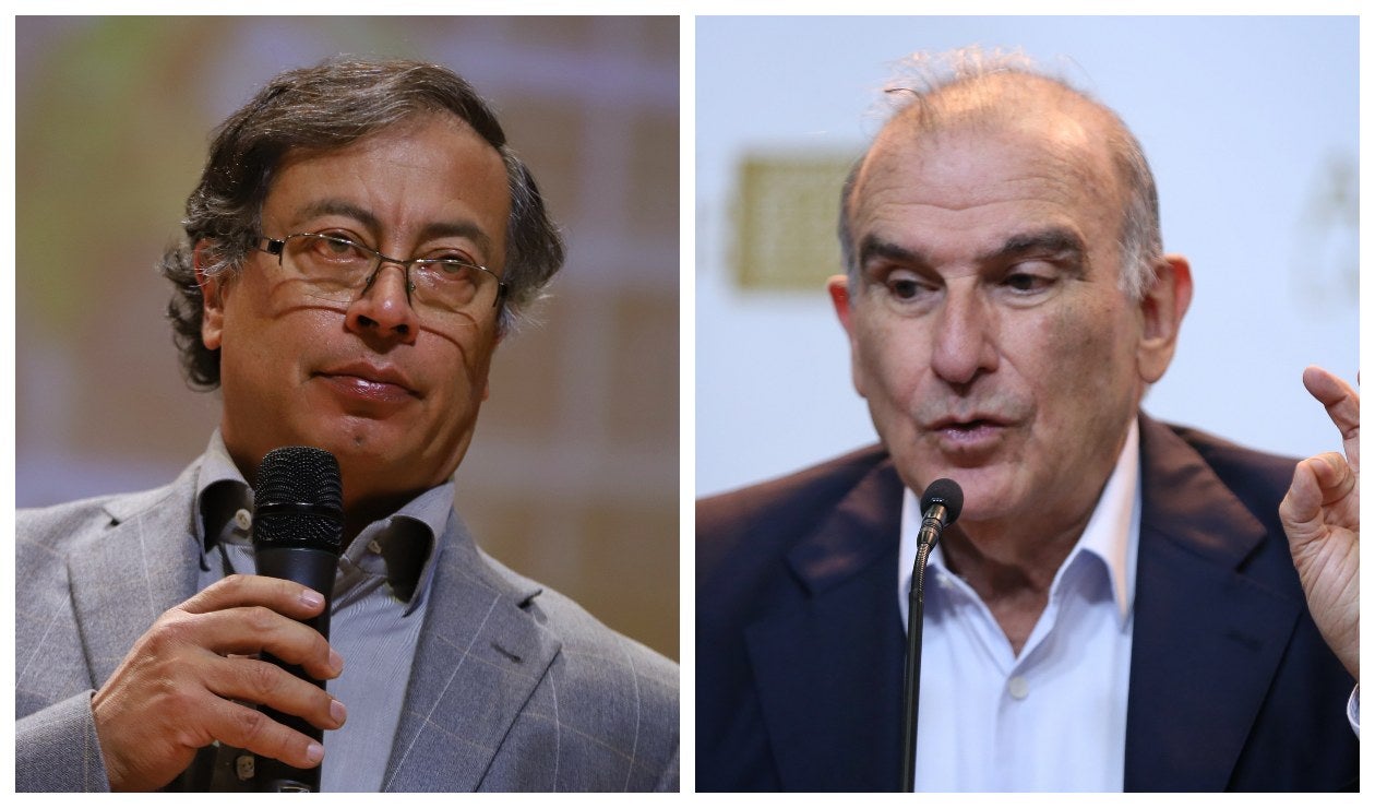 Humberto de la Calle y Gustavo Petro