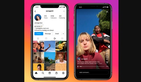 Publicación de videos en Instagram